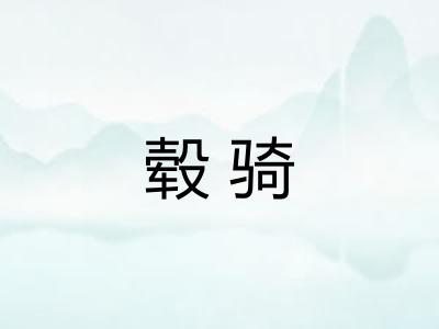 毂骑