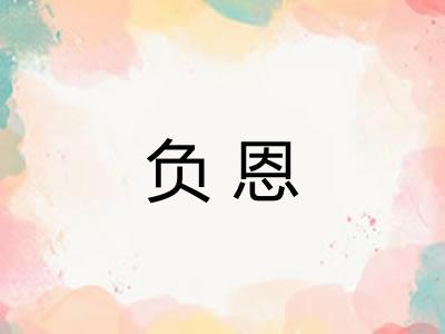 负恩