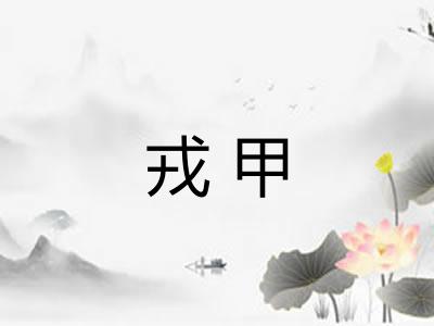戎甲