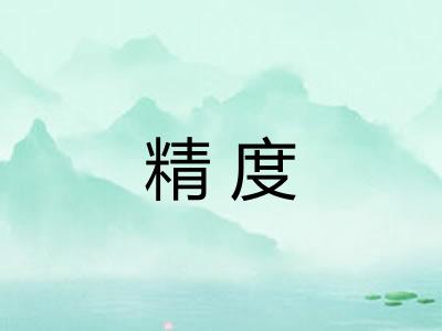 精度