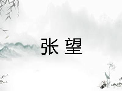 张望