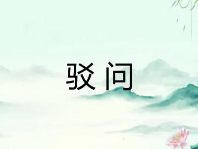 驳问