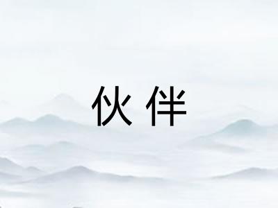 伙伴