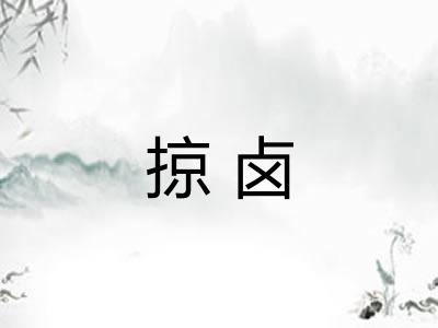 掠卤