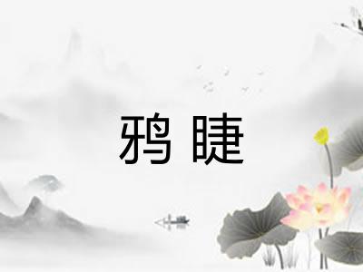 鸦睫