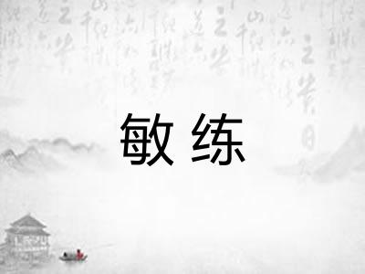 敏练