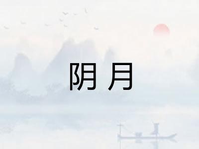 阴月