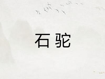 石驼