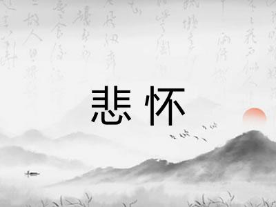 悲怀