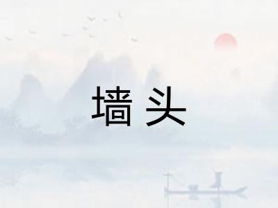 墙头