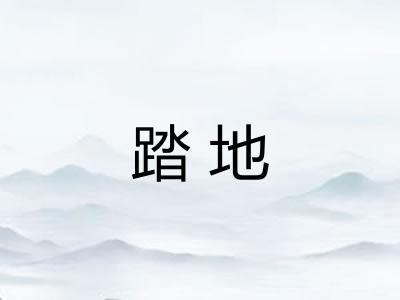 踏地