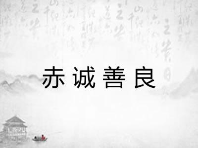 赤诚善良