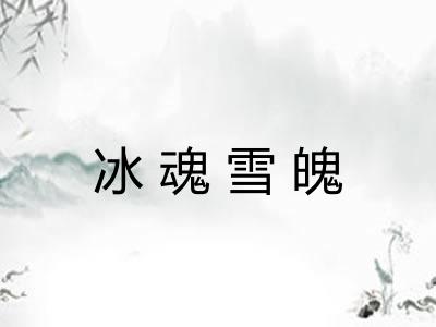 冰魂雪魄