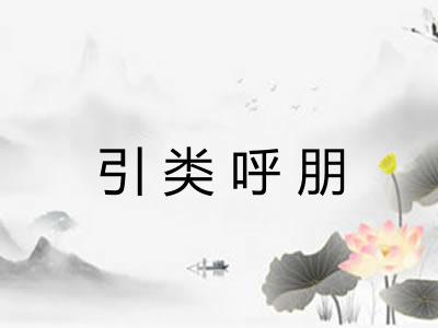 引类呼朋