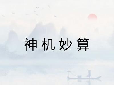神机妙算
